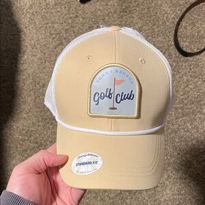 Tommy Bahama Cream and White Golf Club Cap